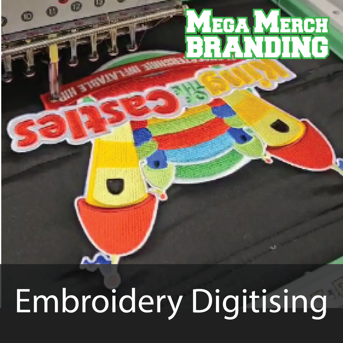 Embroidery Logo Digitising Service - Within 120x120mm