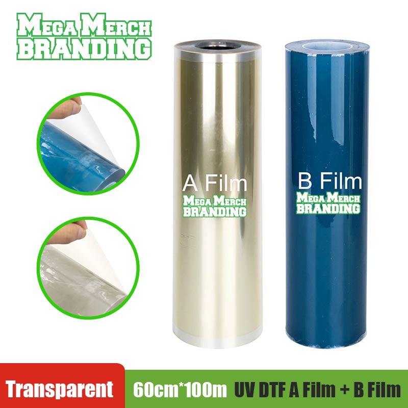 DTF UV AB Film Rolls- 600mm x 100m